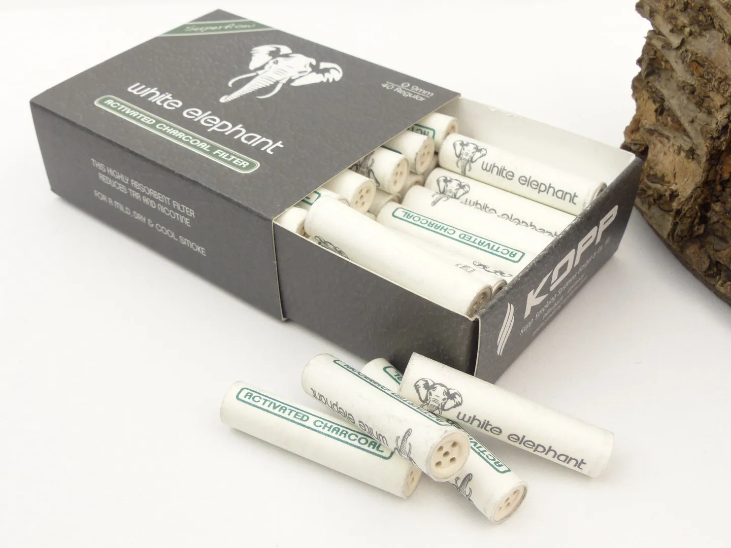 White Elephant Aktivkohlefilter 9mm S 40 St – Produktbild 3