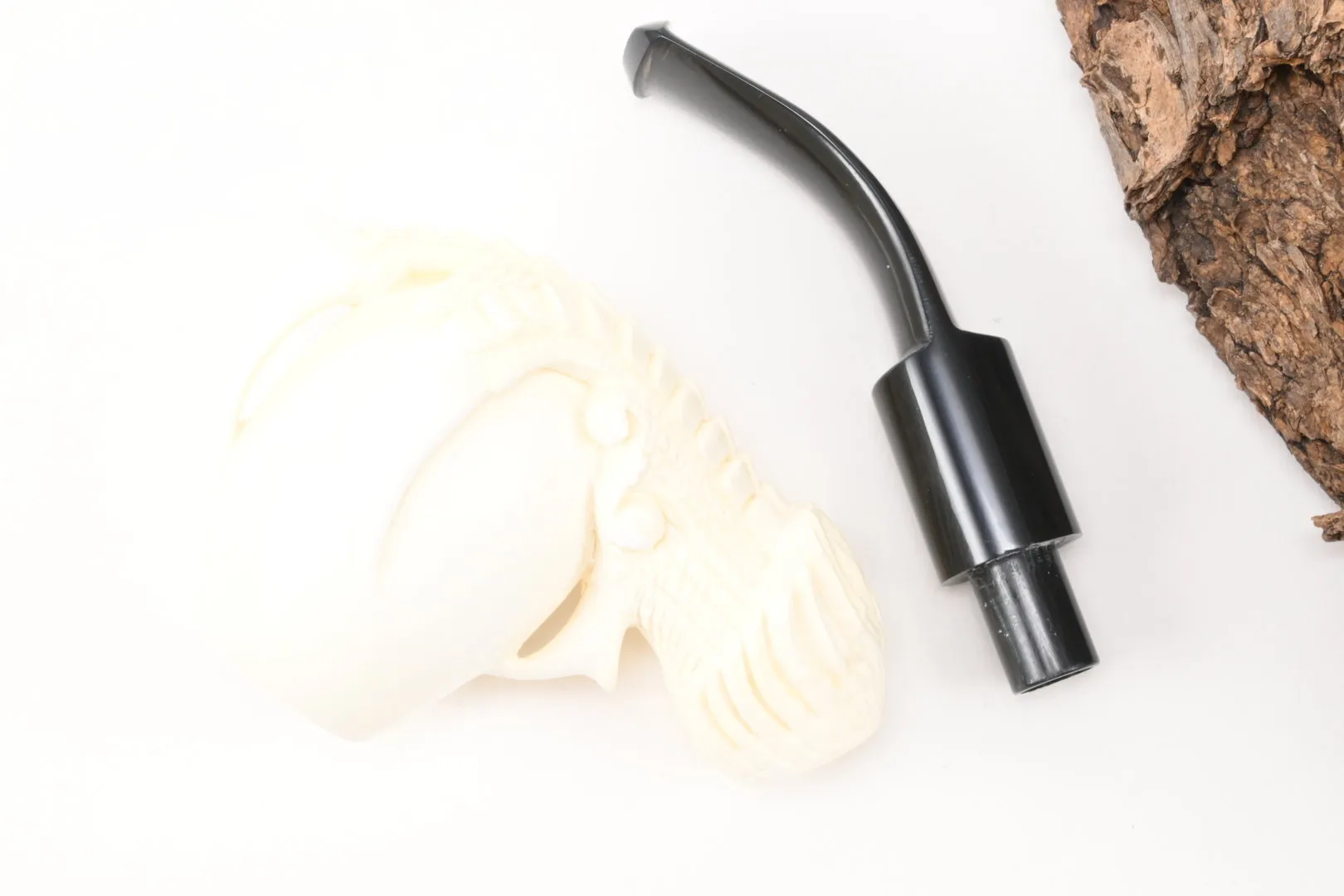 Meerschaum Pfeife Kralle glatt large von 1a Meerschaum – Produktbild 9