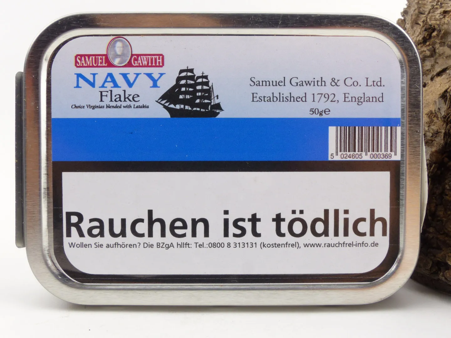 Samuel Gawith Pfeifentabak Navy Flake 50g