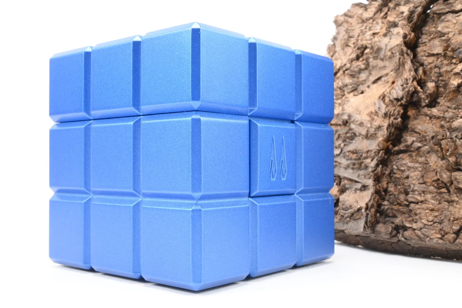 Colibri Tischfeuerzeug Heritage Cube blau – Produktbild 3
