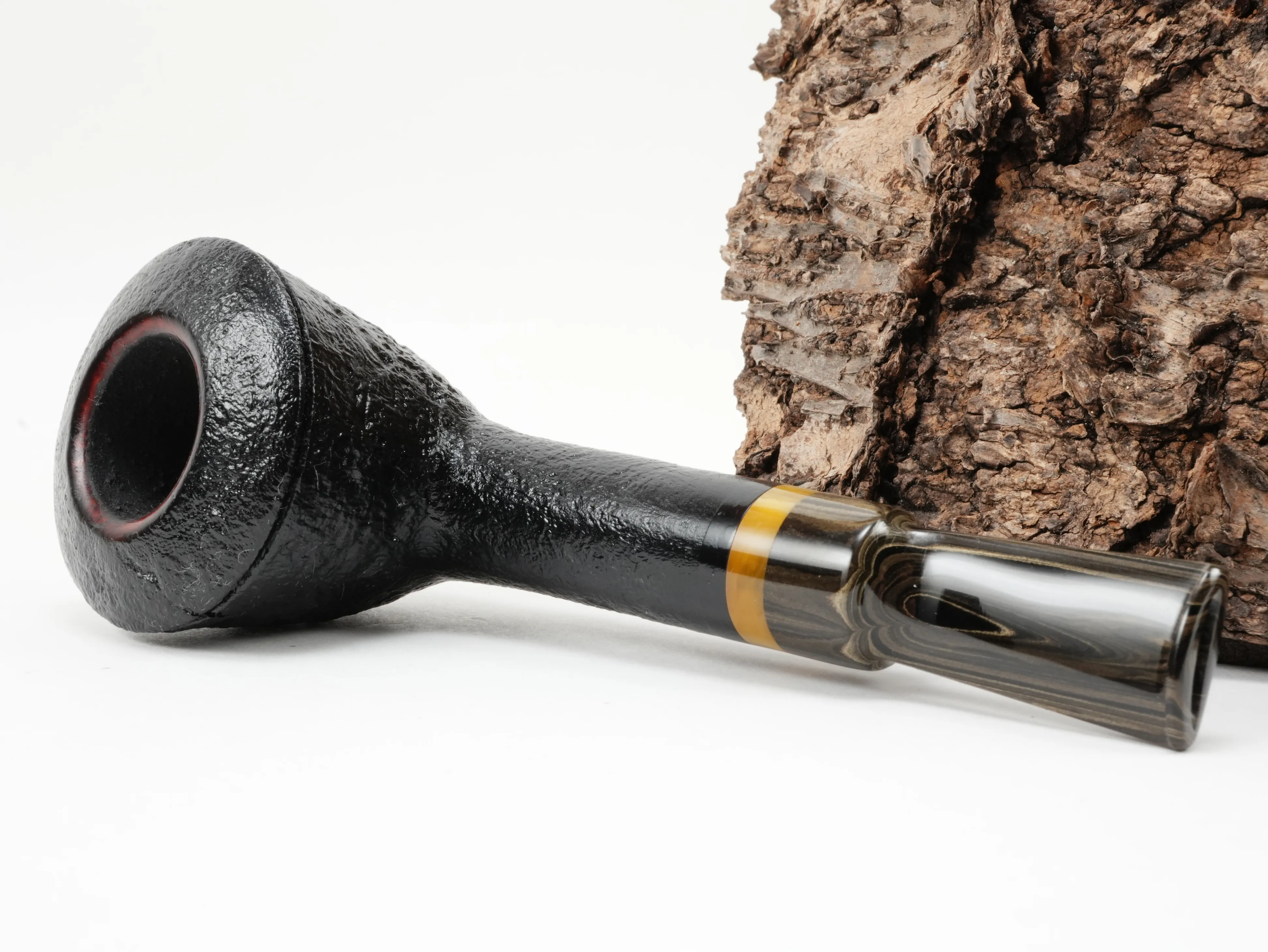 Bonsai Pipes Pfeife #17 sand schwarz 9mm Filter – Produktbild 5
