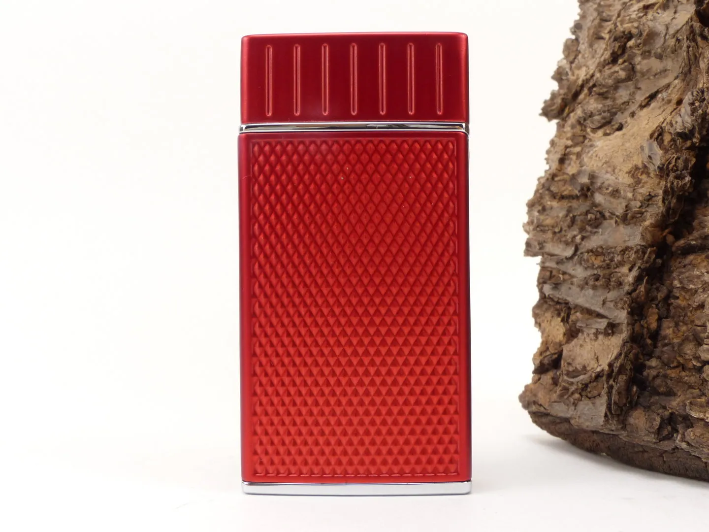 Colibri Pfeifenfeuerzeug Julius rot chrom – Produktbild 3