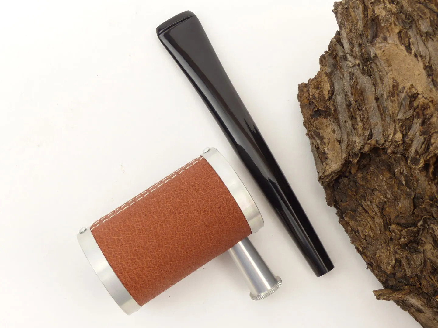 Tsuge Pfeife Metal Tankard Leder Braun – Produktbild 9