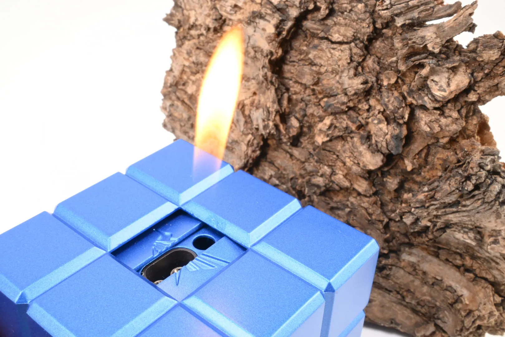Colibri Tischfeuerzeug Heritage Cube blau – Produktbild 5