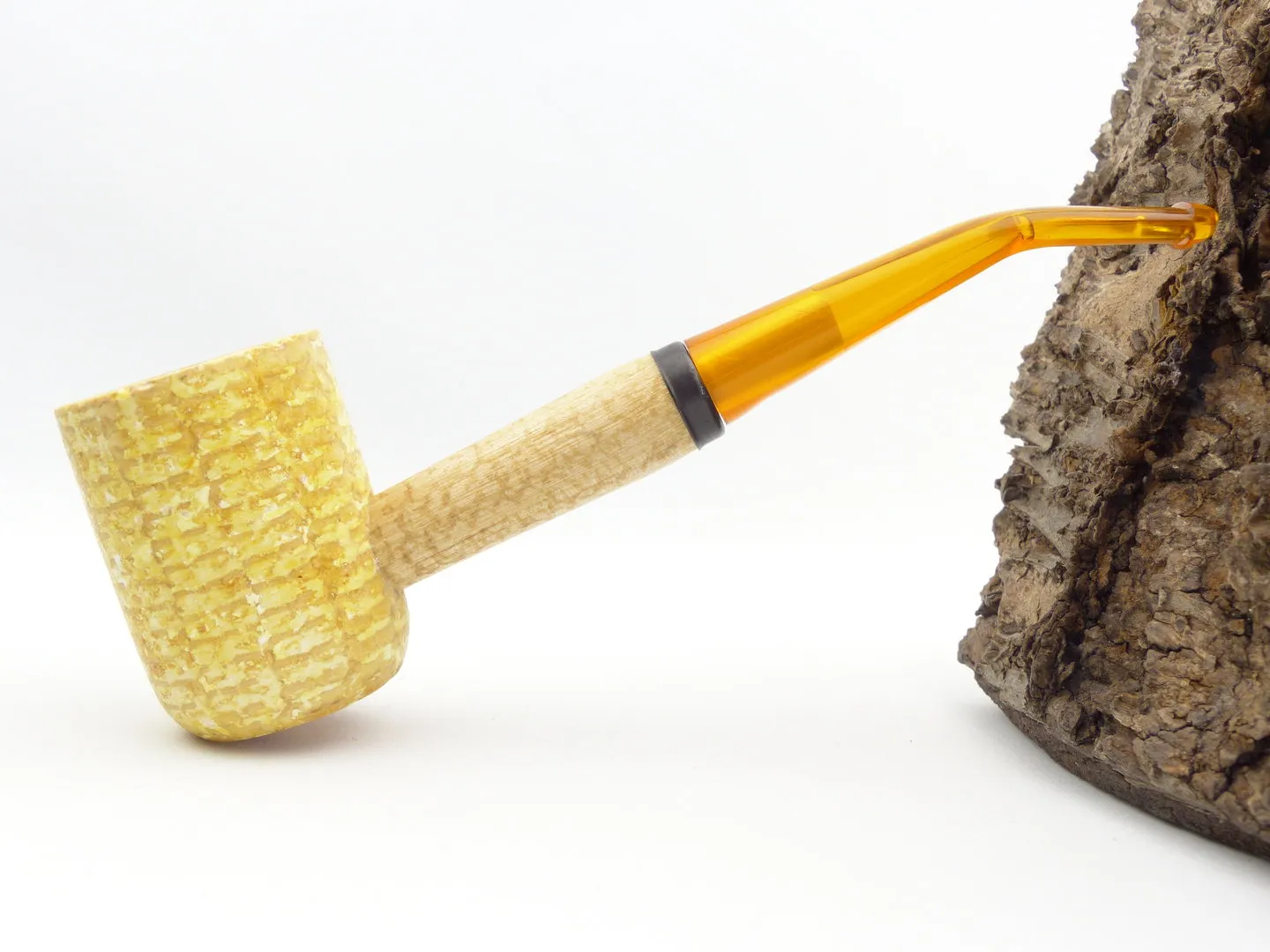 Missouri Meerschaum Maiskolbenpfeife bent – Produktbild 2