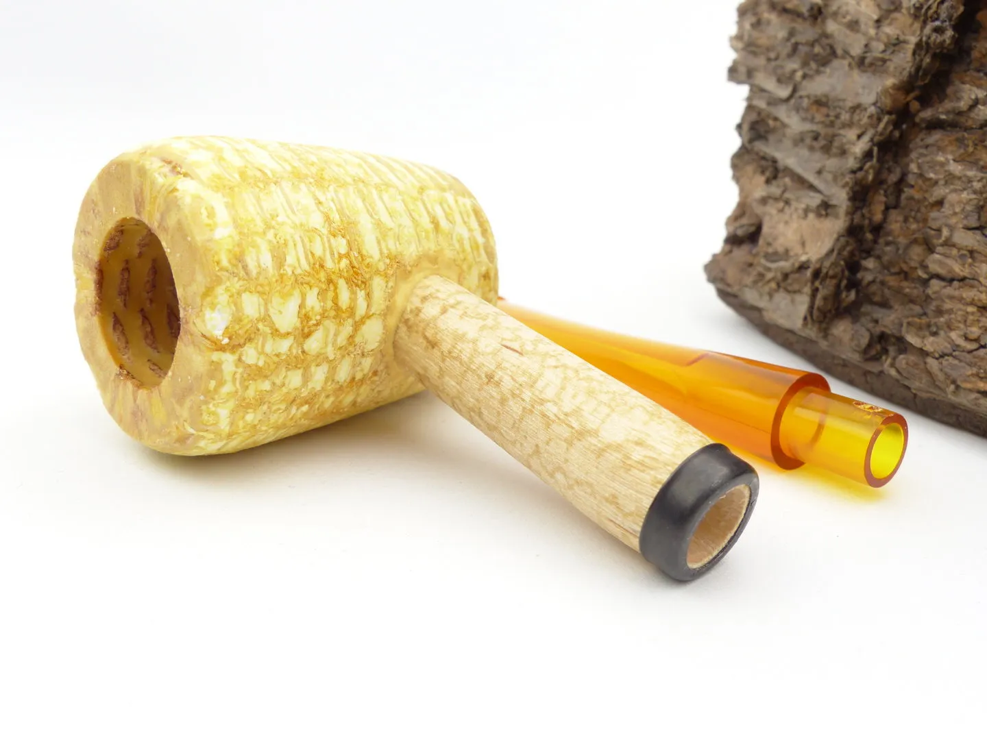 Missouri Meerschaum Maiskolbenpfeife gerade – Produktbild 8