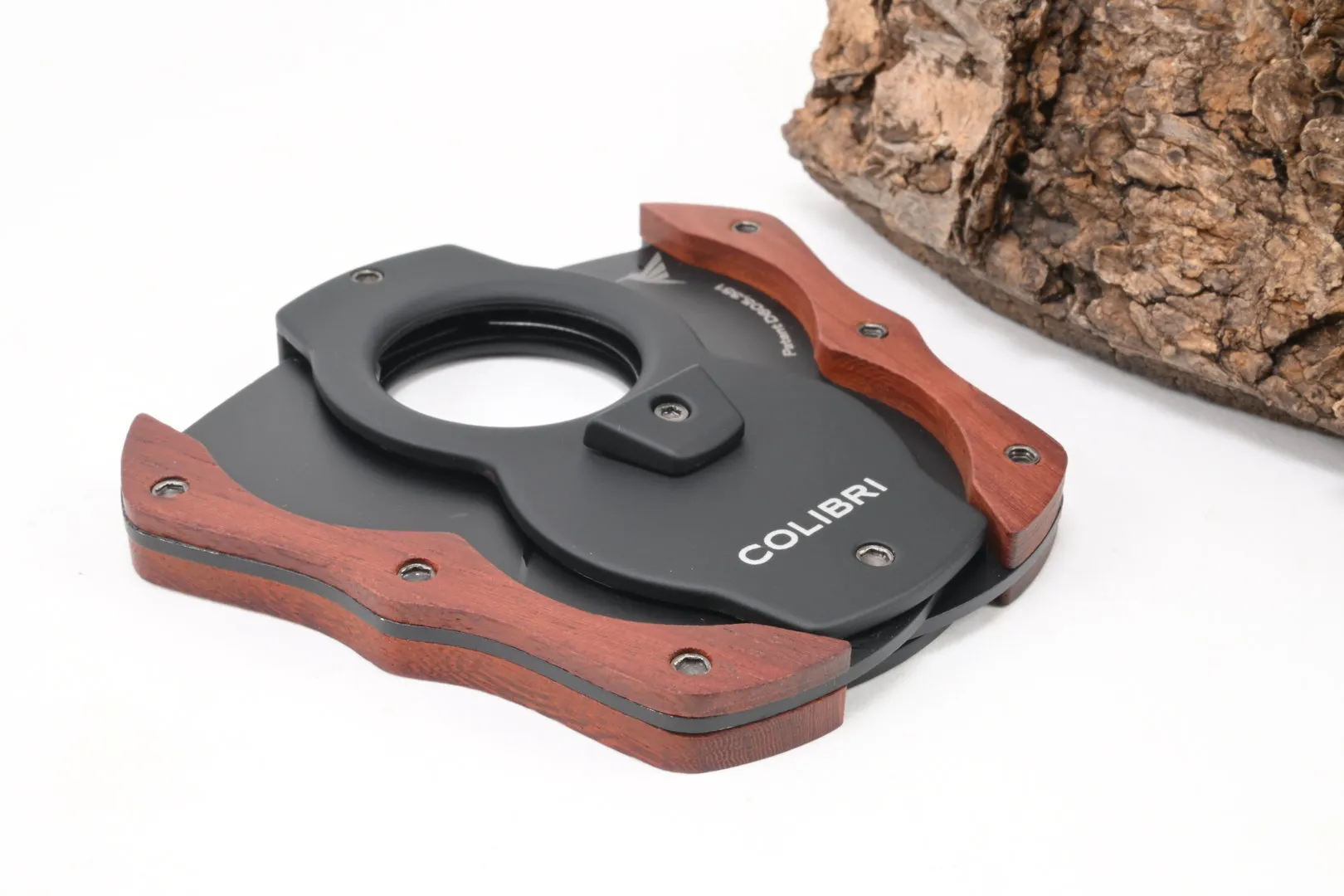 Colibri Zigarren Abschneider Wood rotbraun – Produktbild 3